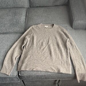 J. Crew Women’s Heather Gray Crewneck Sweater